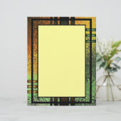 Abstract Grunge Framed Letterhead (Standing Front)