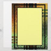 Abstract Grunge Framed Letterhead (Front/Back)