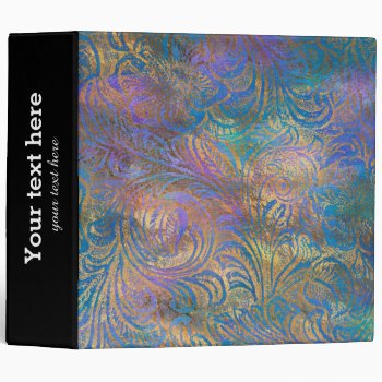 Abstract Grunge Gold 3 Ring Binder by graphicdesign at Zazzle