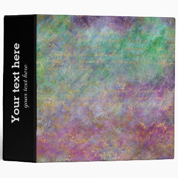 Abstract Grunge Gold 3 Ring Binder by graphicdesign at Zazzle