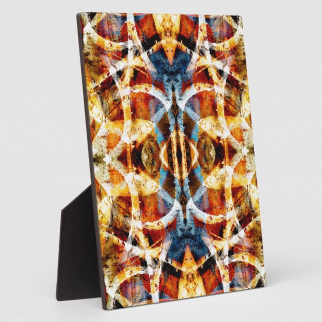Abstract grunge graffiti pattern plaque (Side)