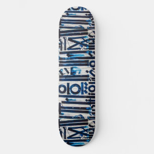 Abstract Grunge Graffiti Street Art Skateboard Deck