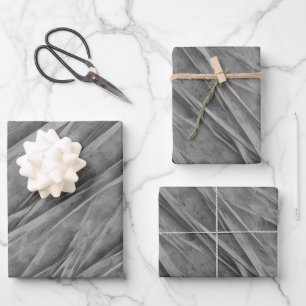 Abstract grunge metal texture wrapping paper sheets