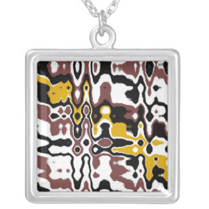 Abstract Grunge Necklace