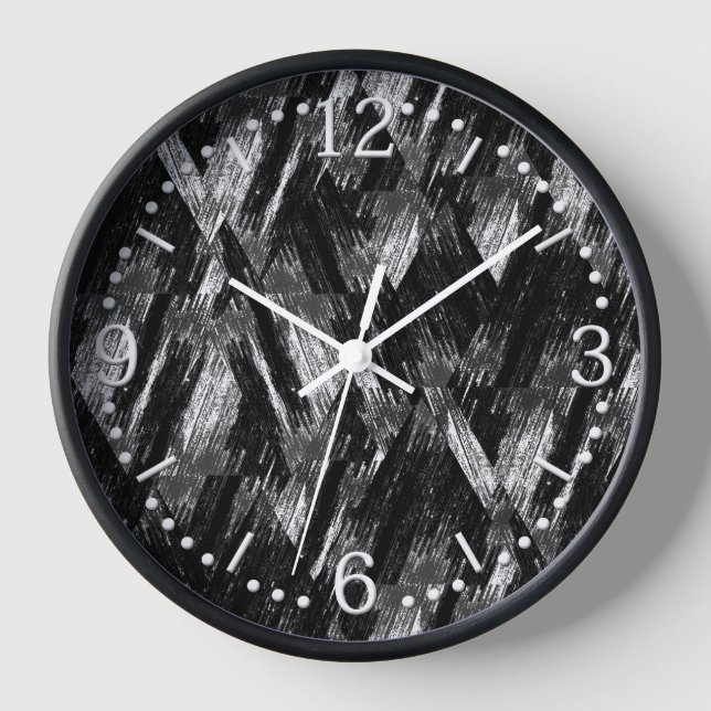 Abstract grunge pattern. clock (Front)