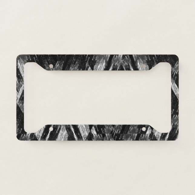 Abstract grunge pattern. license plate frame (Front)