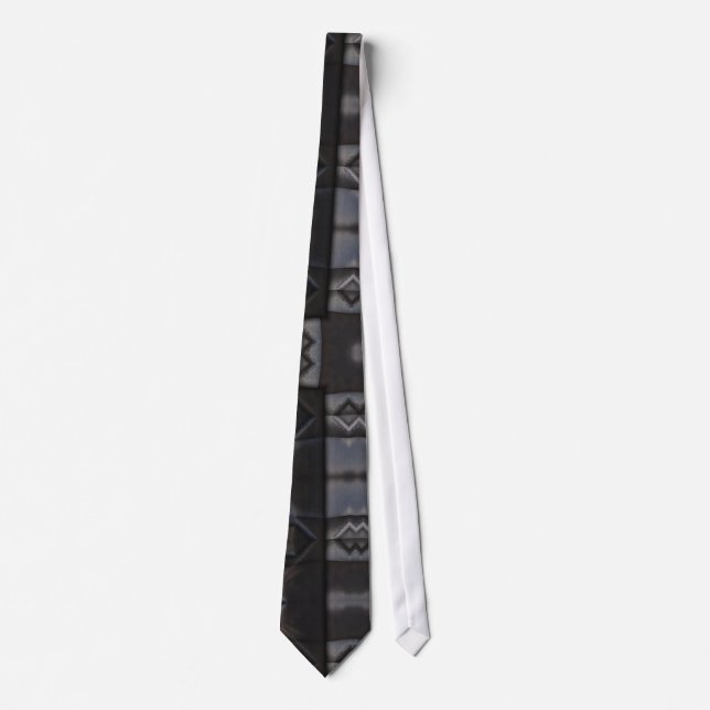 Abstract Grunge Patterns Tie (Front)
