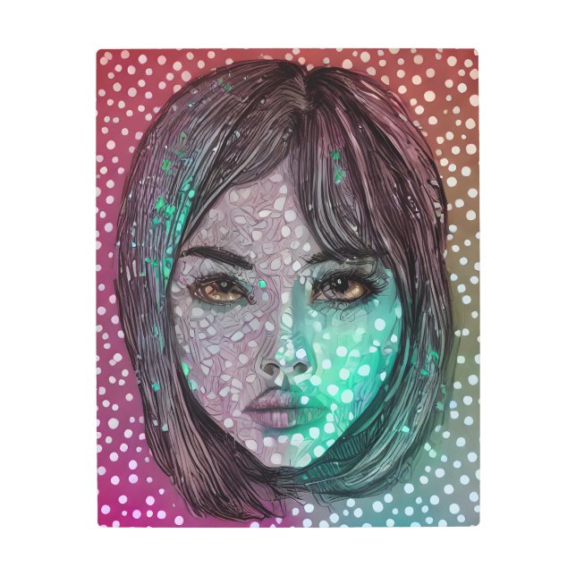 Abstract Grunge Pop Art Retro Inspired (Front)