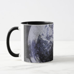 Abstract Grunge Ring n Star Ceramic Mug