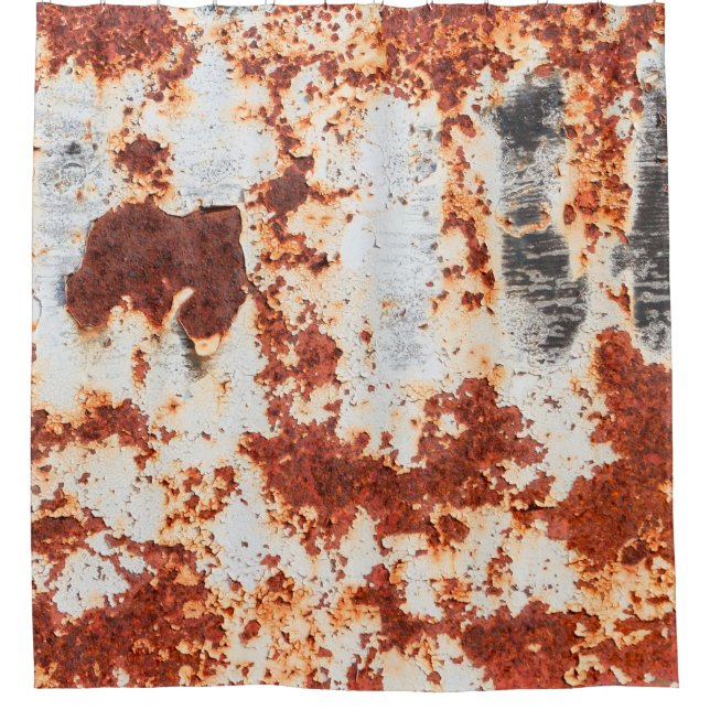 abstract grunge rust texture background shower curtain (Front)
