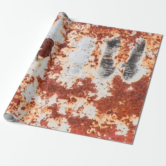 abstract grunge rust texture background wrapping paper (Unrolled)