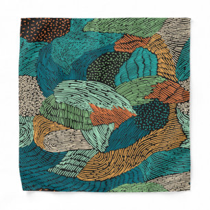 Abstract Grunge: Seamless Pattern Design. Bandana