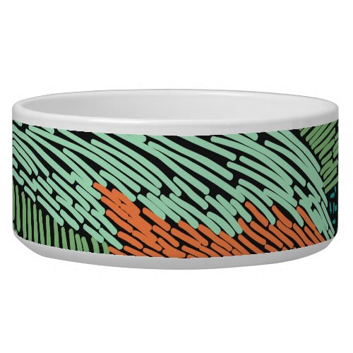 Abstract Grunge Seamless Pattern Design Bowl
