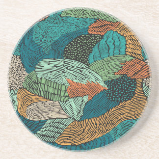Abstract Grunge: Seamless Pattern Design. Coaster