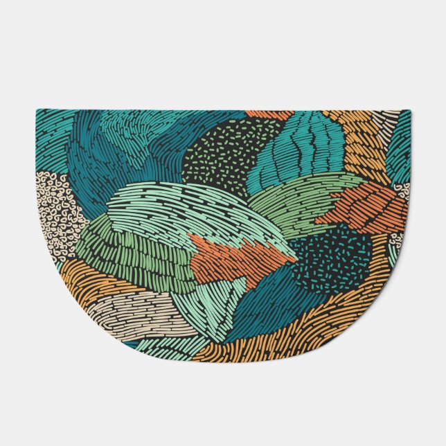 Abstract Grunge: Seamless Pattern Design. Doormat (Front)