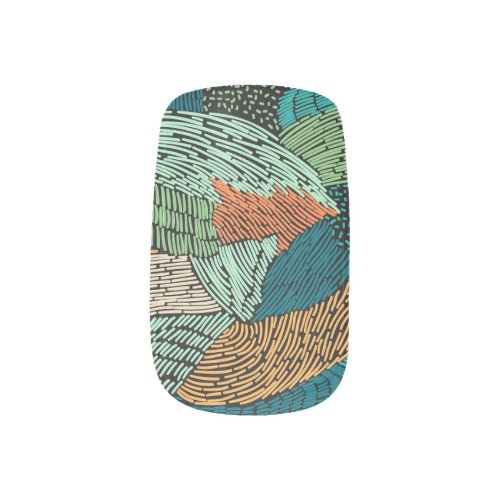 Abstract Grunge Seamless Pattern Design Minx Nail Art