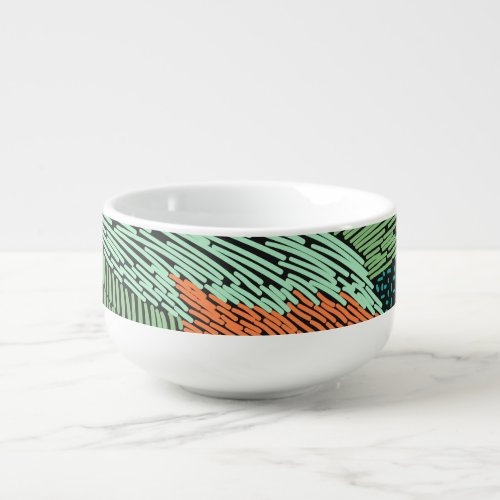 Abstract Grunge Seamless Pattern Design Soup Mug