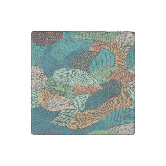 Abstract Grunge: Seamless Pattern Design. Stone Magnet