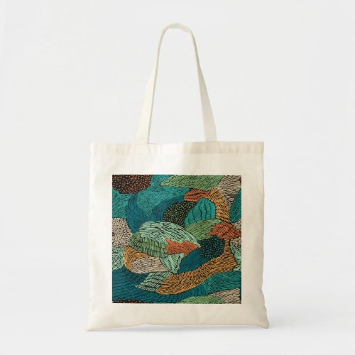 Abstract Grunge Seamless Pattern Design Tote Bag