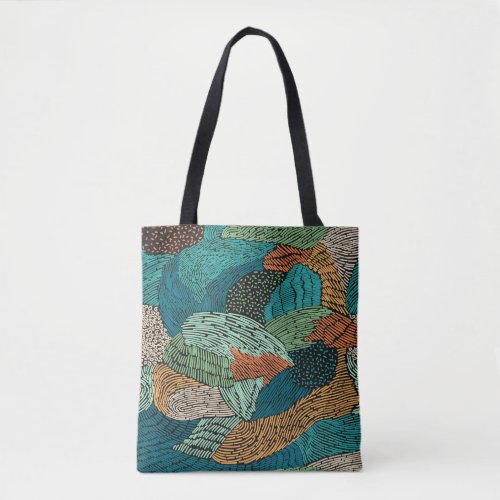 Abstract Grunge Seamless Pattern Design Tote Bag