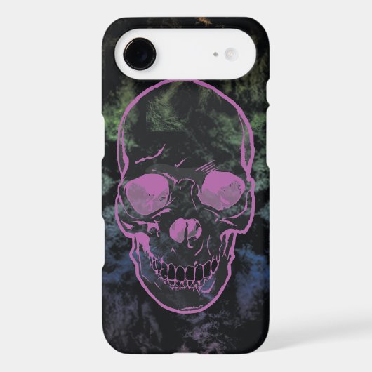 Abstract Grunge Skull Case-Mate iPhone Case (Back)