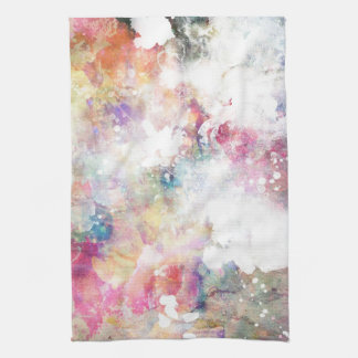 Abstract grunge texture with watercolor paint 2 kitchen towel