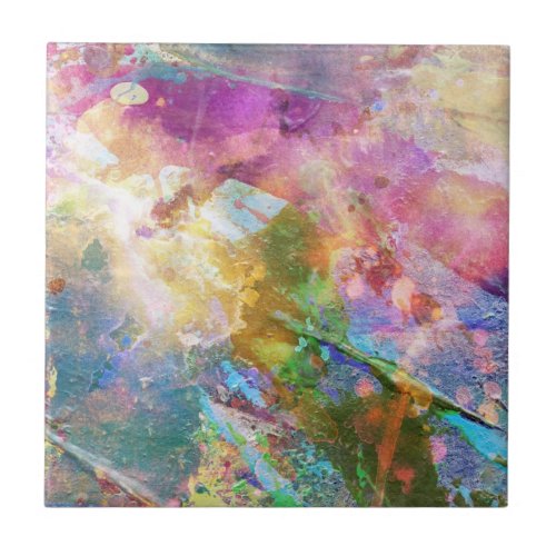 Abstract grunge texture with watercolor paint 3 tile
