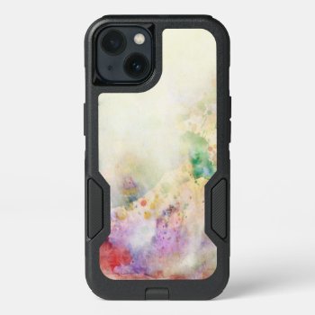 Abstract Grunge Texture With Watercolor Paint Iphone 13 Case by watercoloring at Zazzle