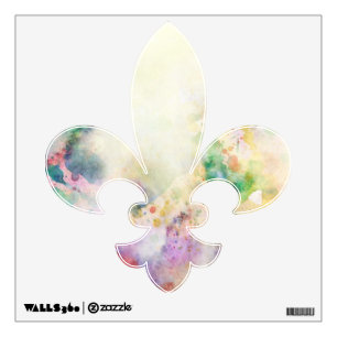 Abstract grunge texture with watercolor paint wall sticker