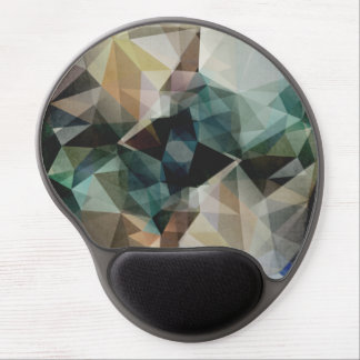 Abstract Grunge Triangles Gel Mouse Pad