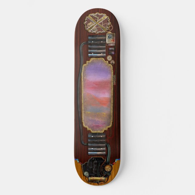 Abstract - Guash - Lovely meadows 1 of 2 Skateboard Deck (Front)