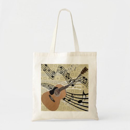 Abstract Guitar Tote