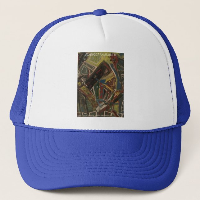 abstract guitarist III Trucker Hat (Front)