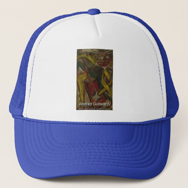 abstract guitarist IV Trucker Hat (Front)