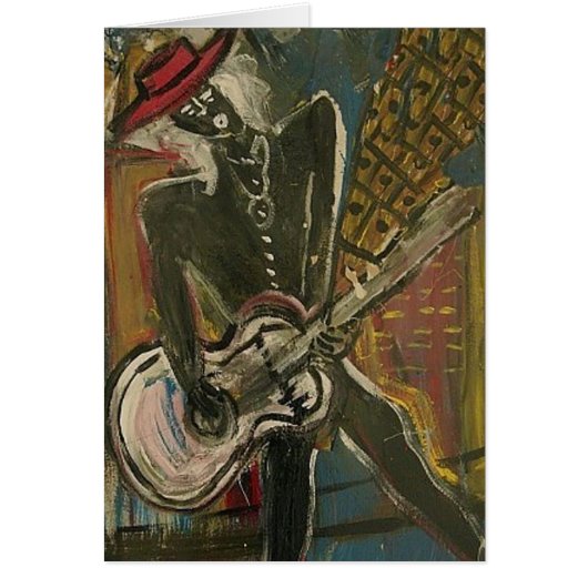 Abstract Guitarist V Cards (Front)