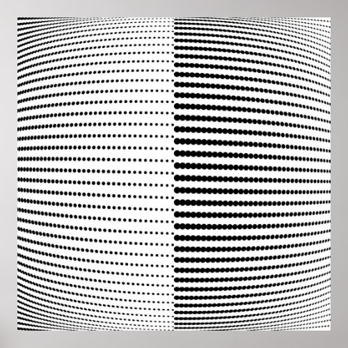 Abstract halftone pattern Vintage halftone dots b Poster