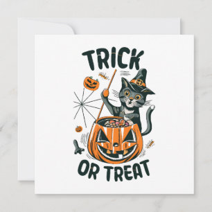 Abstract Halloween Cat
