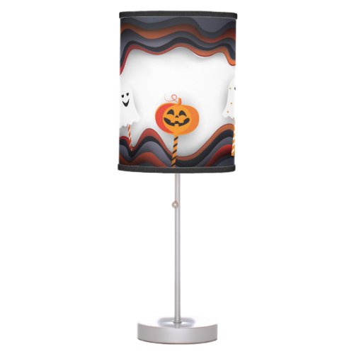 Abstract Halloween Sweet party background Table Lamp