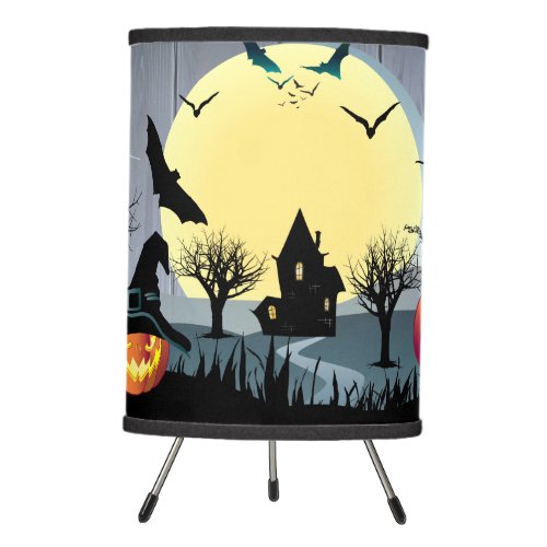 Abstract Halloween Sweet party background Tripod Lamp