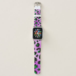 Abstract Hand Drawing Furry Brush Strokes Seamless Apple Watch Band