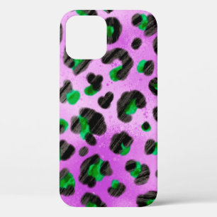 Abstract Hand Drawing Furry Brush Strokes Seamless iPhone 12 Case