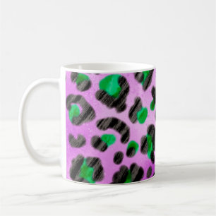Abstract Hand Drawing Furry Brush Strokes Seamless Coffee Mug