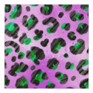 Abstract Hand Drawing Furry Brush Strokes Seamless Faux Canvas Print