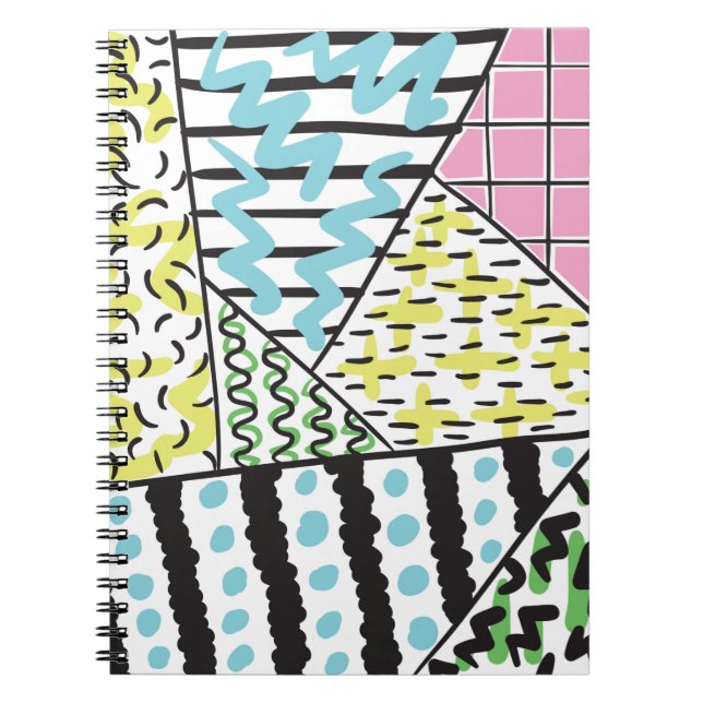 Abstract hand drawn background 3 notebook (Front)