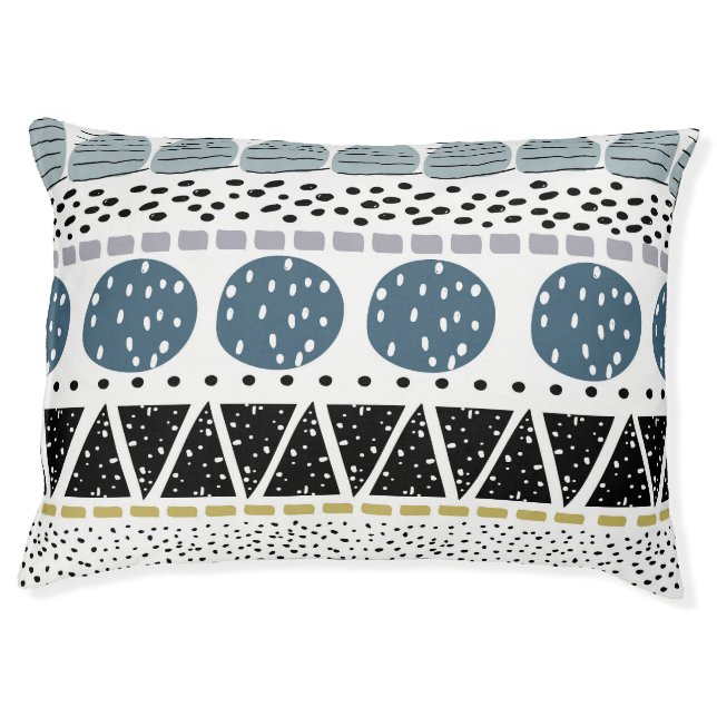 Abstract hand drawn, creative vintage texture. pet bed (Front)