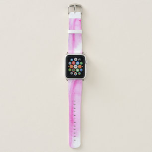 abstract hand made background with artistic waterc apple watch band