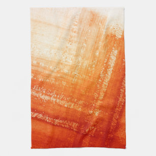Abstract hand painted background kitchen towel