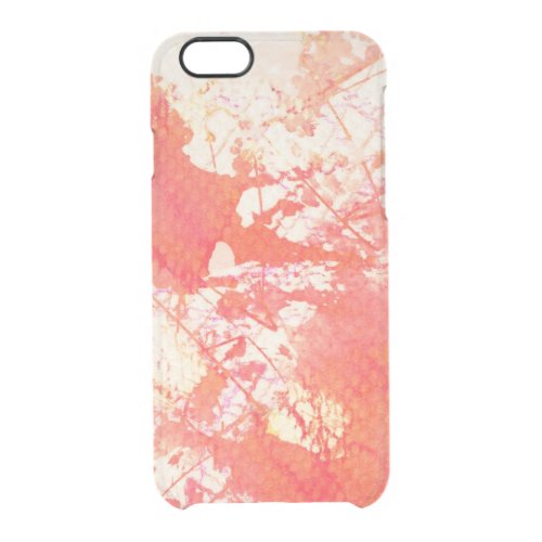 Abstract hand painted watercolor background 2 2 clear iPhone 66S case