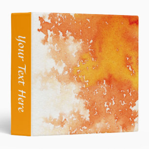 Abstract hand painted watercolor background. 2 3 ring binder