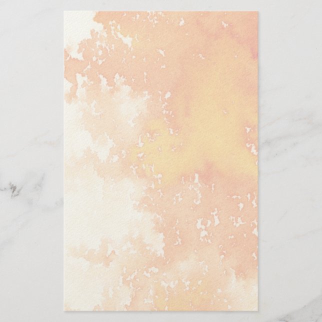 Abstract hand painted watercolor background. 2 stationery (Front)